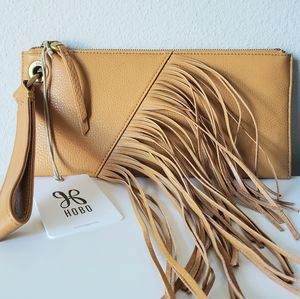HOBO | Dizzy Leather Fringed Clutch Wristlet